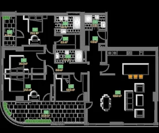4 комнаты, 201,1 м² — планировка, Tbilisi Gardens