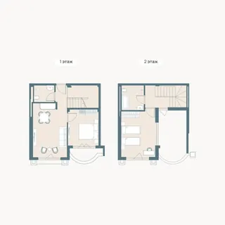 Пентхаус · 2 комнаты — планировка, Family Club