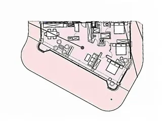 3 спальни, 248,7 м² — планировка, Next Collection