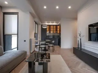 2 спальни, 80 м² — планировка, Park Home Vake