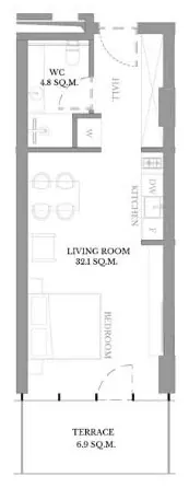 3 комнаты, 104,5 м² — VR Shekvetili Forest-Beach
