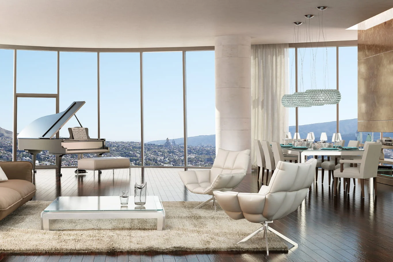 2 спальни + кабинет, 160,1 м²