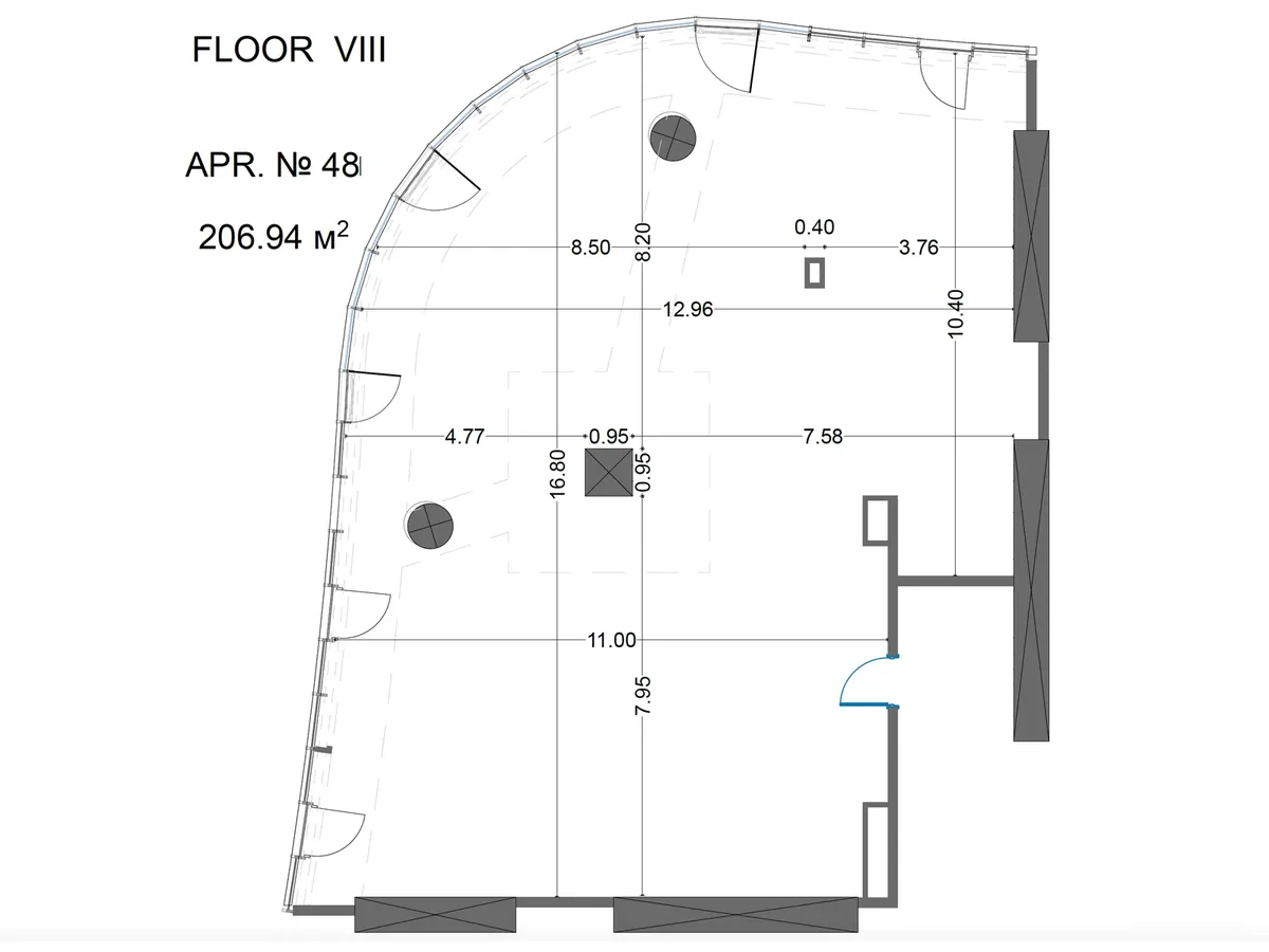 White box, 206,9 м²