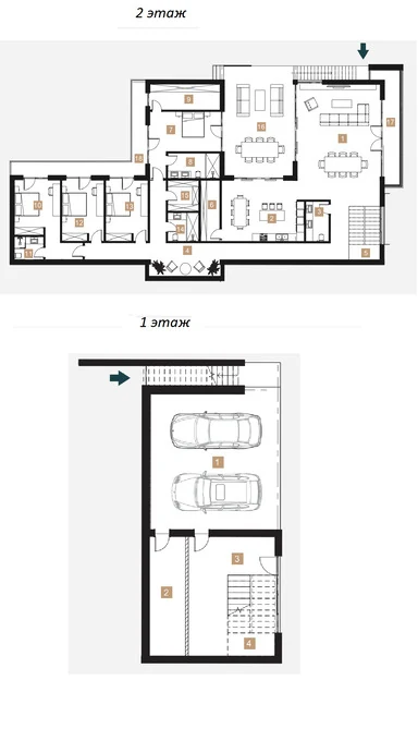 Типовая планировка категории · 446,88 м²