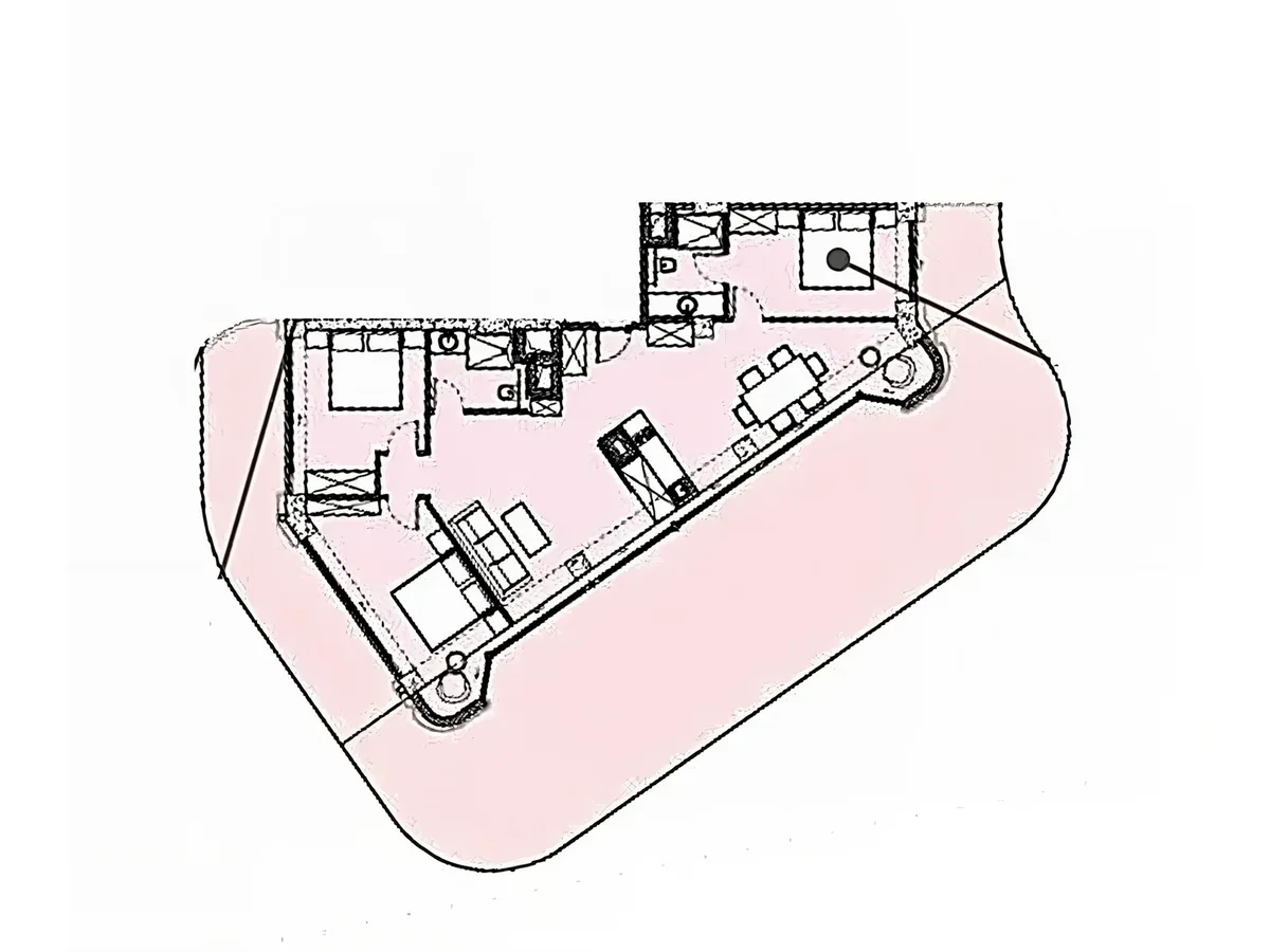 3 спальни, 229,73 м²