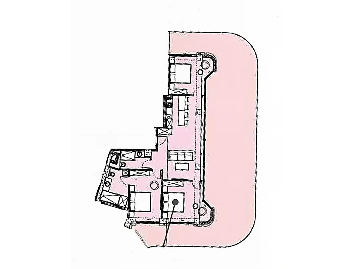 3 спальни, 203,8 м²