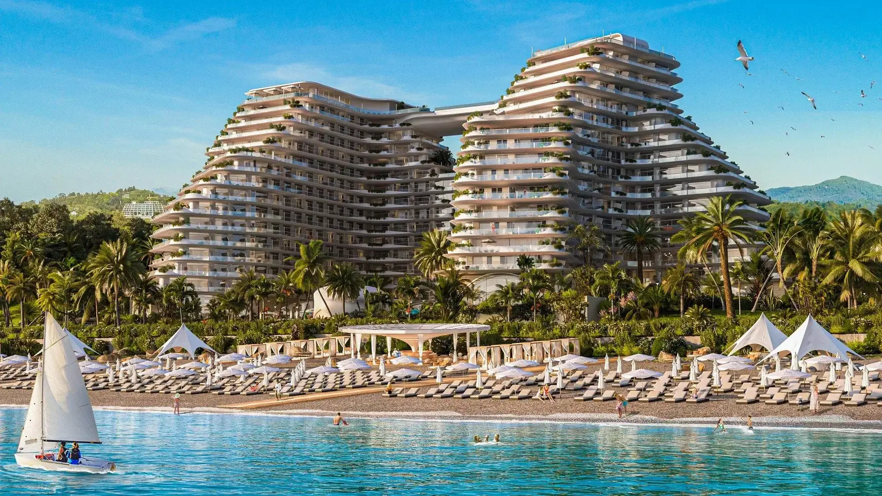 2 спальни, 131,65 м²